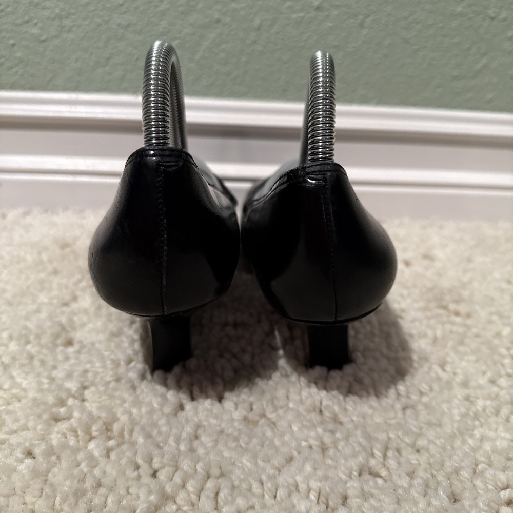 Andrew Geller Black Mary Jane Low Heel Pumps - Picture 4 of 8